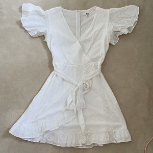 JACK by BB DAKOTA white wrap dress